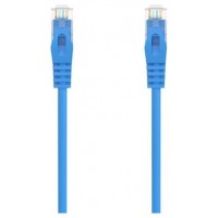 AISENS - CABLE DE RED LATIGUILLO RJ45 LSZH CAT.6A 500 MHZ UTP AWG24, AZUL, 25CM