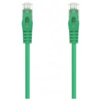 AISENS - CABLE DE RED LATIGUILLO RJ45 LSZH CAT.6A 500 MHZ UTP AWG24, VERDE, 1.5M