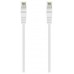 AISENS - CABLE DE RED LATIGUILLO RJ45 LSZH CAT.6A 500 MHZ UTP AWG24, BLANCO, 30CM