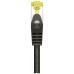 CABLE RED LATIGUILLO RJ45 LSZH CAT.7 SFTP AWG26 NEGRO