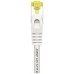 AISENS - CABLE DE RED LATIGUILLO RJ45 LSZH CAT.7 600 MHZ S/FTP PIMF AWG26, BLANCO, 0.5M