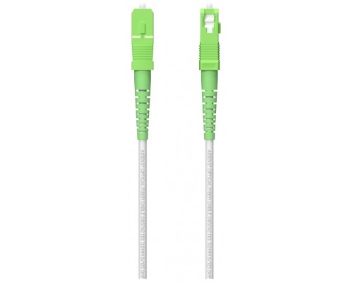 AISENS Cable fibra optica latiguillo 120 M G657A2 3.0 9/125 SMF simplex CPR Dca LSZH, SC/APC-SC/APC,