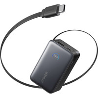 POWERBANK ANKER NANO 10000 MAH 45W CON CABLE USB-C RETRACTIL