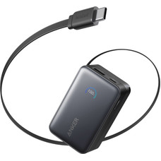 POWERBANK ANKER NANO 10000 MAH 45W CON CABLE USB-C RETRACTIL
