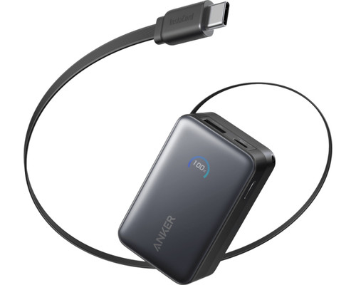 POWERBANK ANKER NANO 10000 MAH 45W CON CABLE USB-C RETRACTIL-SX13 POWERBANK ANKER NANO 10000 MAH 45W CON CABLE USB-C RETRACTIL