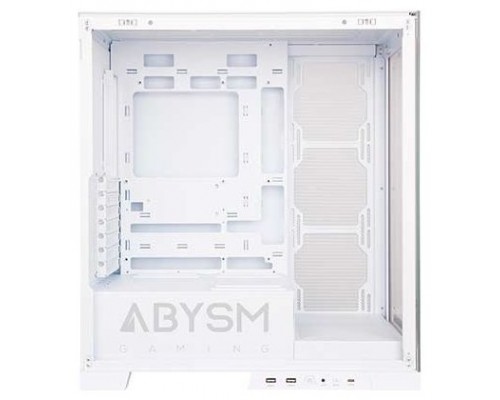 CAJA ATX ABYSM GAMING DANUBE SAVA H500  WHITE ARGB