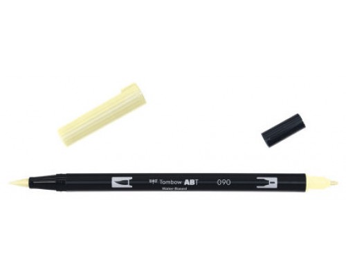 ROTULADOR DOBLE PUNTA PINCEL DUAL BRUSH-090 - COLOR BABY YELLOW. TOMBOW ABT-090 (Espera 4 dias)