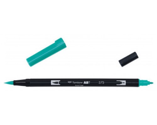 ROTULADOR DOBLE PUNTA PINCEL COLOR SEA BLUE TOMBOW ABT-373 (MIN6) (Espera 4 dias)