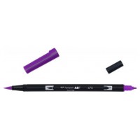 ROTULADOR DOBLE PUNTA PINCEL COLOR ROYAL PURPLE TOMBOW ABT-676 (Espera 4 dias)