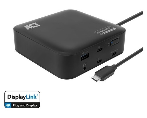 Estacion de acoplamiento universal USB-C 4K, para 2-HO29 Estacion de acoplamiento universal USB-C 4K, para 2