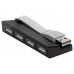 HUB USB TARGUS 4 PUERTOS USB NEGRO