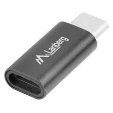 ADAPTADOR LANBERG USB-C(M) 2.0 A LIGHTNING(H) NEGRO
