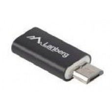 ADAPTADOR LANBERG USB 2.0 TIPO-C F-MICRO-B MACHO NEGRO