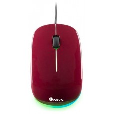 NGS WIRED MOUSE ADDICT MAROON (Espera 2 dias)