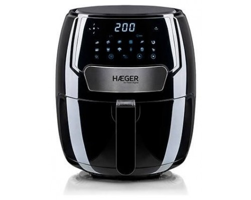 FREIDORA INTELIGENTE AIR FEAST DIGITAL 4.2L NEGRO HAEGER (Espera 4 dias)