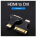 ADAPTADOR HDMI/M A DVI/H (24+5) NEGRO VENTION (Espera 4 dias)
