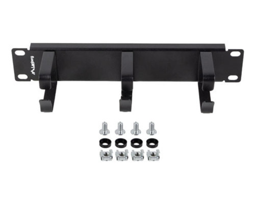 ORGANIZADOR DE CABLES LANBERG 3 ANILLAS 10" 1U TIPO B NEGRO-SX4 ORGANIZADOR DE CABLES LANBERG 3 ANILLAS 10" 1U TIPO B NEGRO