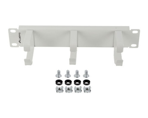 ORGANIZADOR DE CABLES LANBERG 3 ANILLAS 10" 1U TIPO B GRIS