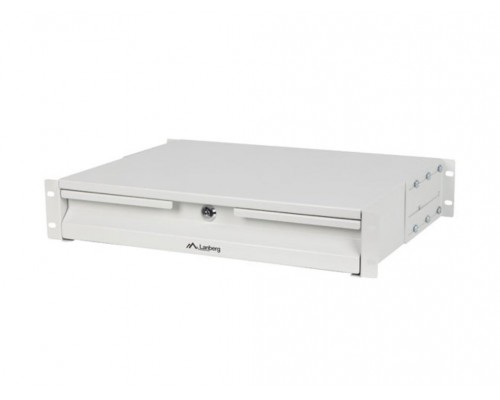 CAJON LANBERG PARA RACK 19" 2U 483X360MM HASTA 90KG GRIS CIERRE FRONTAL-SX11 CAJON LANBERG PARA RACK 19" 2U 483X360MM HASTA 90KG GRIS CIERRE FRONTAL