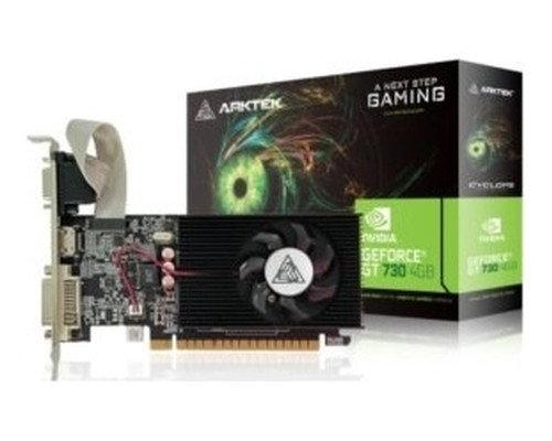 VGA ARKTEK GEFORCE GT 730 4GB GDDR5 1xDP 1xHDMI 1xDVI-SX24 VGA ARKTEK GEFORCE GT 730 4GB GDDR5 1xDP 1xHDMI 1xDVI