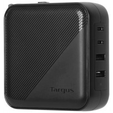 CARGADOR PORTATIL TARGUS 100 W GAN CHARGER - MULTI PORT - WITH TRAVEL ADAPTERS