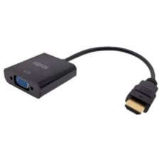 ADAPTADOR HDMI A VGA + SALIDA AUDIO APPROX (Espera 4 dias)