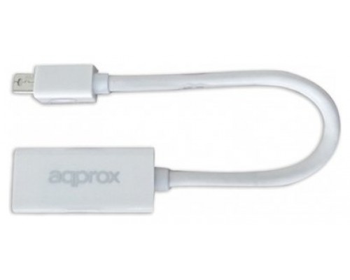 ADAPTADOR MINI DISPLAYPORT A HDMI APPROX (Espera 4 dias)