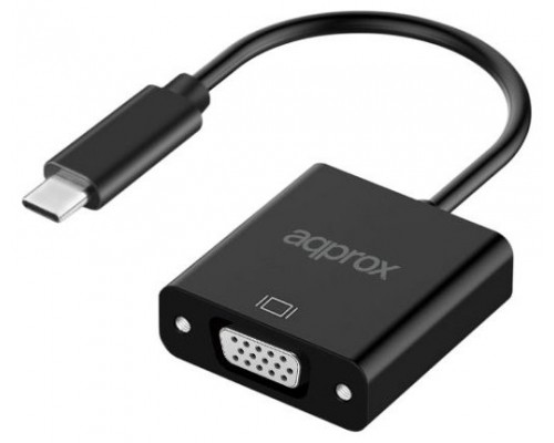 ADAPTADOR TYPE-C A VGA APPROX (Espera 4 dias)