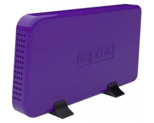 CAJA EXTERNA USB 3.5"" SATA 3.0 MORADO APPROX (Espera 4 dias)