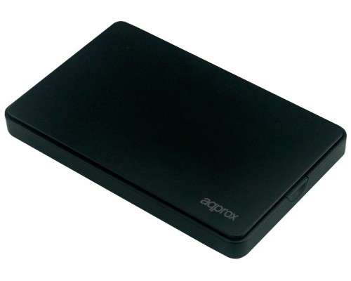 CAJA EXTERNA USB 2.5"" SATA 3.0 SCREWLESS NEGRO APPROX (Espera 4 dias)