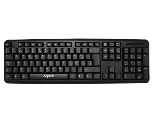 TECLADO APPROX MX220 USB2.0 NEGRO (Espera 4 dias)