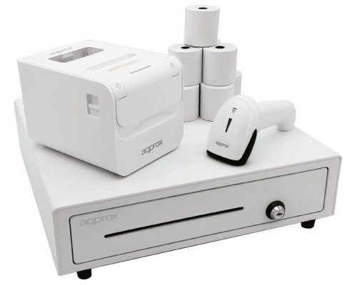 KIT TPV APPROX CAJON APPCASH01 BLANCO + SCAN