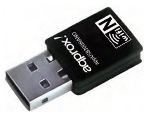 USB WIFI APPROX 300MB NANO APPUSB300NAv3 FORMATO MINI
