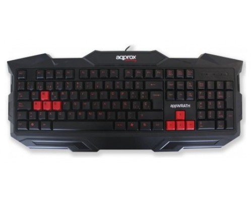 TECLADO APPROX GAMING APPWRATH ALTURA TECLAS