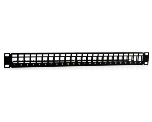 2LAN Patch Panel 19"  Vacio 24 Puertos UTP