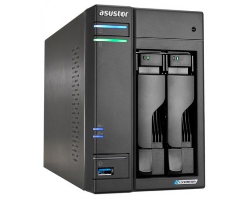 NAS SERVIDOR ASUSTOR AS6702T 2BAY NAS 4GB RAM 2.5G