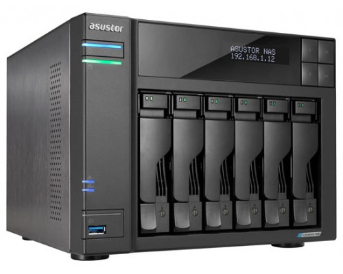 SERVIDOR NAS ASUSTOR LOCKERSTOR AS6706T 6 BAHIAS 3.5