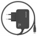 AISENS - CARGADOR GaN 65W PD3.0 1XUSB-C 1.8M, NEGRO