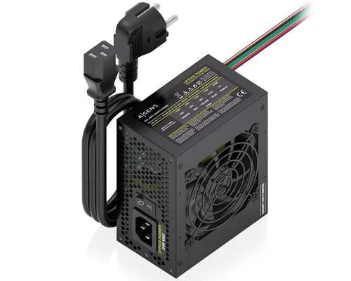 AISENS - FUENTE ALIMENTACION SFX 500W CON CABLE DE ALIMENTACION OEM, NEGRA-SX7 AISENS - FUENTE ALIMENTACION SFX 500W CON CABLE DE ALIMENTACION OEM, NEGRA