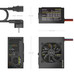 AISENS - FUENTE ALIMENTACION SFX 500W CON CABLE DE ALIMENTACION OEM, NEGRA-SX7 AISENS - FUENTE ALIMENTACION SFX 500W CON CABLE DE ALIMENTACION OEM, NEGRA