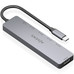 AISENS - USB-C DOCK 6 EN 1, USB-C A 1xHDMI, 4xUSB-A, 1xUSB-C PD 100W, GRIS, 15CM