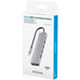 AISENS - USB-C DOCK 6 EN 1, USB-C A 1xHDMI, 4xUSB-A, 1xUSB-C PD 100W, GRIS, 15CM
