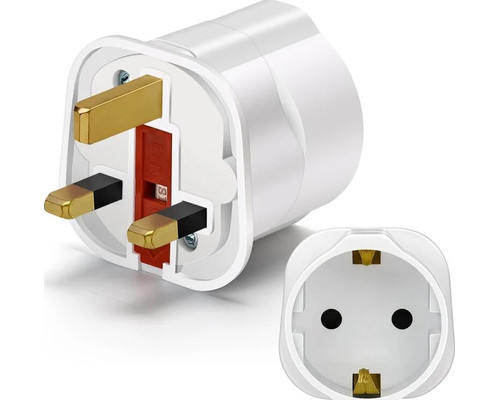 ADAPTADOR DE VIAJE UNIVERSAL A TIPO ALEMAN BLANCO AIGOSTAR (Espera 4 dias)-SX4 ADAPTADOR DE VIAJE UNIVERSAL A TIPO ALEMAN BLANCO AIGOSTAR (Espera 4 dias)