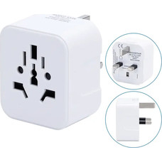 ADAPTADOR DE VIAJE UNIVERSAL A TIPO BRITANICO BLANCO AIGOSTAR (Espera 4 dias)-SX3 ADAPTADOR DE VIAJE UNIVERSAL A TIPO BRITANICO BLANCO AIGOSTAR (Espera 4 dias)
