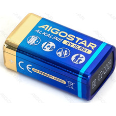 PILA ALCALINA 6LR61 9V 1 UD AIGOSTAR (Espera 4 dias)-SX3 PILA ALCALINA 6LR61 9V 1 UD AIGOSTAR (Espera 4 dias)