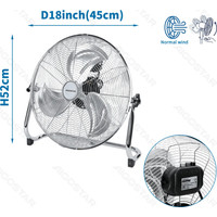 VENTILADOR DE SUELO INDUSTRIAL 100W CROMADO AIGOSTAR (Espera 4 dias)-15SX VENTILADOR DE SUELO INDUSTRIAL 100W CROMADO AIGOSTAR (Espera 4 dias)