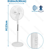 VENTILADOR DE PIE 55W BLANCO AIGOSTAR (Espera 4 dias)-10SX VENTILADOR DE PIE 55W BLANCO AIGOSTAR (Espera 4 dias)