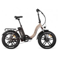 EBIKE  PORTO - URBAN - FAT 20&rdquo; X 4 - BAT.EXTRAIBLE  - NEGRO/OCRE (Espera 4 dias)