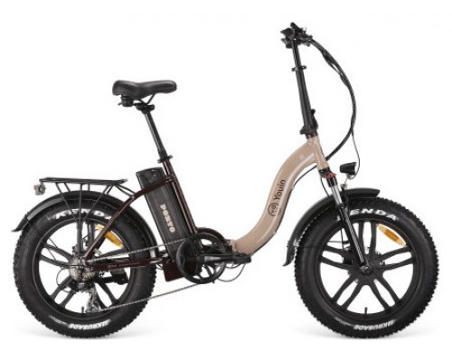 EBIKE  PORTO - URBAN - FAT 20&rdquo; X 4 - BAT.EXTRAIBLE  - NEGRO/OCRE (Espera 4 dias)