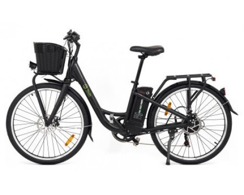 YOUIN YOURIDE Paris - PASEO - RUEDA 26” - BAT. INTEGRADA Y EXTRAIBLE - NEGRA (Espera 4 dias)